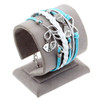 MULTI LAYER LEATHER CHARM BRACELET OFFER