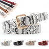 Pu Leather Snake Waist Belt Pu Leather Snake Waist Belt