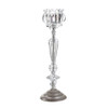 CRYSTAL FLOWER CANDLEHOLDER