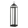 EXTRA TALL BLACK CONTEMPORARY LANTERN