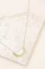 Sunset Reflection Mother of Pearl 18k Gold Plated Pendant