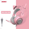 Kawaii Noise Cancelling Pink Cat Ears Headphones Kawaii Noise Cancelling Pink Cat Ears Headphones
