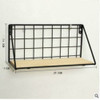 Nordic simple modern iron mesh rack kitchen bathroom partition storage