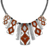 Texas Longhorns - Aztec Print Necklace