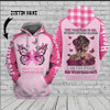 ON SALE Breast Cancer They whispered to her 03 Custom Hoodie