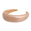 Gold Leather Puffy Headband Gold Leather Puffy Headband