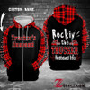 Rockin' the Trucker Husband life hoodie 3D TTM