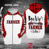 Rockin' the Farmer life hoodie 3D custom TTM