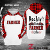 Rockin' the Farmer life hoodie 3D custom TTM