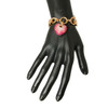 Rhinestone Heart Toggle Bracelet Rhinestone Heart Toggle Bracelet