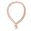 Rhinestone Heart Toggle Necklace Rhinestone Heart Toggle Necklace