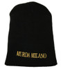 Gold Murda Milano Black Beanie