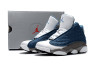 Kids Air Jordan 13 Flint Grey French Blue