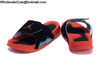 Womens Jordan Hydro 7 Retro Black Red Slide Sandals