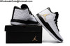 Jordan Melo M13 White Black Gold