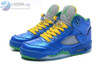 Air Jordan 5 GS Metallic Blue Yellow