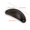 NAIERDI Brushed Black Gold Straight Cupboard Handles Knobs Stainless Steel Brushed Black Gold Kitchen Door Handles Cabinet Pull