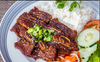 Korean BBQ over White Rice