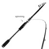 Telescopic Lure Fishing Rod Ultralight Carbon Fiber 3.0M For Sea Surf