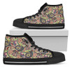 Womens Fractal Mandala Spiral High Top