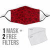 Bouquet of Roses Face Mask