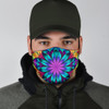Abstract Colorful Mandala Protection Face Mask