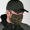 Black & Gold Art Design Mandala Protection Face Mask