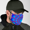 Blue Bubble Future Mandala Protection Face Mask