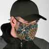 Brown & Green Mandala Protection Face Mask