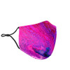 Exclusive Marble Design in Neon Pink Style Protection Face Mask