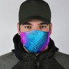 Exclusive Marble Design in Light Blue & Shinny PinkStyle Protection Face Mask