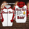 I tried to be a good girl zip-up camping