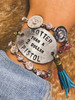 Quick Draw Big Studs Bracelet - Silver