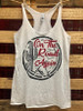 On The Road Again Cactus Racerback Tank by Country Deep