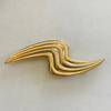 Golden Swish Vintage Brooch (1980's)