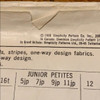 (Size 9 JP) Simplicity Retro Pattern #6717 (1966)