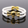White stingray leather skull Bracelet