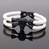 White stingray leather skull Bracelet