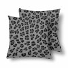 18" x 18" Throw Pillows (2) - Custom Leopard Pattern