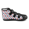 #Rossolini1# Stars Velcro High Top Canvas Kid's Shoes (Model 015)