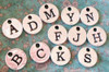 Sugar Skull Initial Bangle