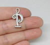 3 A-Z Script Initial Charm, Letter charm Wholesale 3 A-Z Script Initial Charm, Letter charm Wholesale