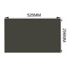 5PCS New 23.6" 45degree 16:9 525*296MM Matte LCD Polarizer Polarizing Film TFT for LCD LED Screen
