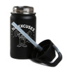SpongeBob SquarePants Sandy Cheeks No Excuses Laser Engraved Short SIC Water Bottle