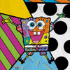 SpongeBob SquarePants Britto Rainbow Sherpa Blanket