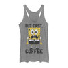 SpongeBob SquarePants First Coffee Women's Racerback Tank Top
