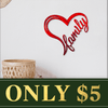 Family Heart RED (Promotional Offer)