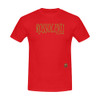 #Rossolini1.com# Gold Writing Red Men's T-Shirt