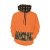 #Rossolini1# Orange Hoodie for Women (Model H13)