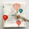 Polar Bear With Air Balloon Muslin Blanket Set
